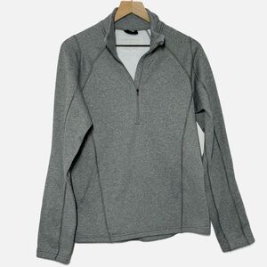 Obermeyer gray quarter zip fleece pullover men’s small S